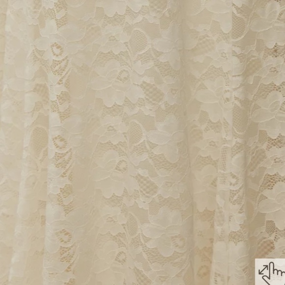 TORRID IVORY LACE CAPELET WEDDING DRESS - Picture 3 of 6
